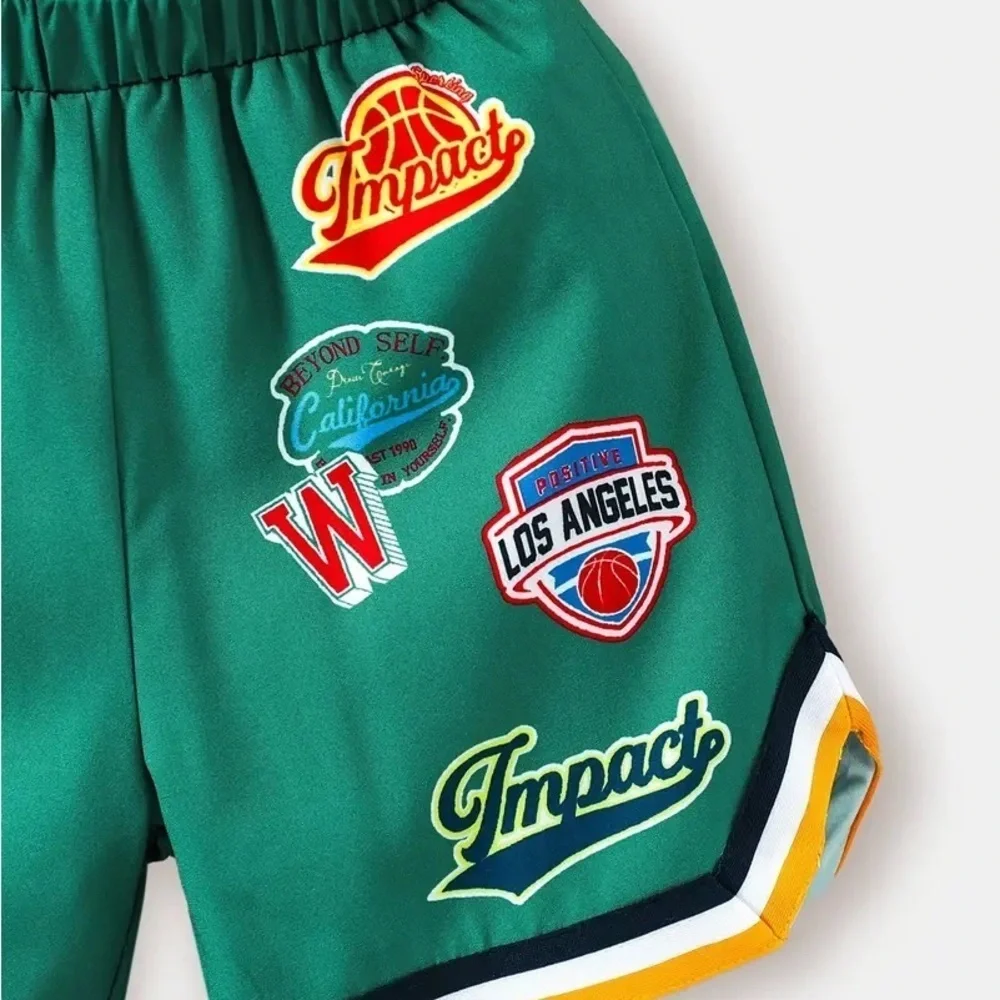 California Green Kids Shirt and Shorts Set